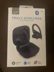 iLive Truly Wire-Free Bluetooth Earbuds Auto Pairing Sweat Proof New In Box