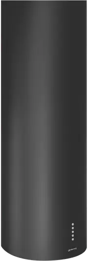 Smeg Round Black Island Hood