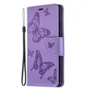 Embossed Butterfly Print Case For Redmi Note 7 PU Leather Flip Wallet Cover For Redmi Note 7 phone Case