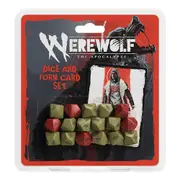 [Renegade Game Studios] Werewolf The Apocalypse RPG Dice and Form Card Set