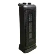 Oscillating Ceramic Tower Heater, 750W/1500W, Portable with Thermostat, Safet...