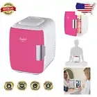 Compact 4L Mini Fridge for Skincare, Food, & Drink - Warm & Cool Functionality