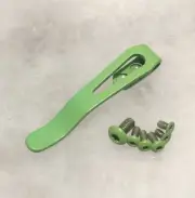 Zombie Green Titanium Deep Pocket Clip For Kershaw Link 1776 Aluminum Knife