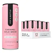 , Oat Milk Lattes - Cold Brew with Lions Mane & Reishi, MCT Oil, Single Shot Col