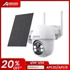 ANRAN 360° PTZ WIFI Solar Battery Powered Security Camera Outdoor Wireless Dome