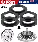 5 X Replacement Rubber Seal Sink Waste Plug Washer For-Franke Basket Strainer-AU