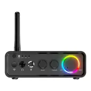 TPA3116D2 100W+100W bluetooth Amplifier Audio Digital Power Amplifier RGB Dual Channel Amp Built-in DSP Support RCA Coax