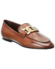 TOD's Kate Leather Loafer 39 Brown