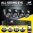 UL-tech CCTV Camera Security System Home 8CH DVR 1080P IP Day Night Cameras Kit