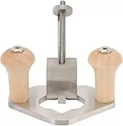 Router Plane Depth Stop Base Hole Stainless Steel Handheld Woodworking Tool Grooves Wood Trimming Ergonomic