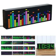Music Spectrum Indicator VU Meter RGB Audio Level LED Display Amplifier Board