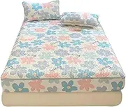 Bed Sheets Bedspread Single-Piece Protective Cover Three-Piece Washable Cover(2.0M)