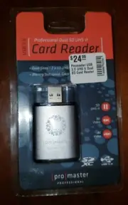 Professional Dual SD UHS II Pro Master SD Card Reader. USB 3.0