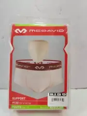 New McDavid Youth Brief 9130 with Soft Foam Cup- For ages 7-12- Waist 24"-26"