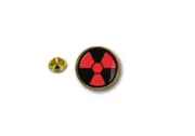 Pins Pin Badge Pin's Metal Biker Radioactive Nuclear Radiation Symbol