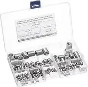 uxcell 140pcs Wire Thread Insert Kit M3 M4 M5 M6 M8 M10 M12 (2D) Metric 304 Stainless Steel Helical Inserts Coiled Thread Repair Kit Wire Threaded Sleeve Sheath for Mechanical Equipment