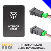 INTERIOR LIGHT BLUE LED Push Switch Suit SMALL Toyota Landcruiser Prado Hilux (for: Toyota)