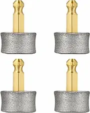 Yritma 4 Pcs Dog Nail Grinder Replacement Heads Compatible with Casfuy, Professional Diamond Tips Drill Bit Pet Nail Spare Wheels Trimmers for Large Medium and Small Dogs