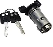 Lock Cylinder for Chevrolet Camaro Corvette Suburban Blazer, Ignition Lock Cylinder with Key 26005043/7840574/26005718