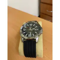 在飛比找蝦皮購物優惠-CASIO 卡西歐 手錶 日期顯示 矽膠錶帶 黑面 防水50
