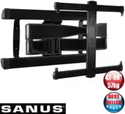 Sanus VLF728-B2 Full Motion Premium TV Wall Mount Bracket 42-90" 57kg RRP $569