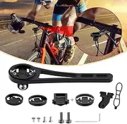 BIKOOCO Out Front Cycling Computer Mount Bike Computer Mount Compatible with Garmin,Wahoo,Bryton,Cateyer,Gopro Interface Sports Action Camera and Bike Light Mount for Cycling Lovers