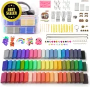 Polymer Clay, 60 Colors Oven Bake Modeling Clay Kit with 19 Clay Tools