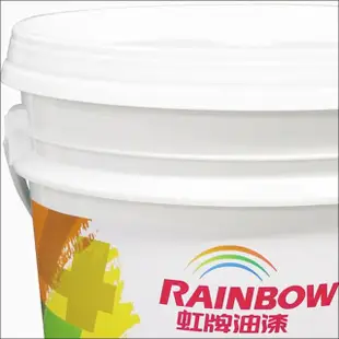 【特力屋】虹牌 450plus 水泥漆 平光 玫瑰白 10L