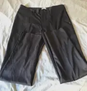NWT Dennis Uniform Performance Stretch Twill Flat Front Black Pants Size 40U