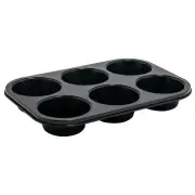 6 Cup Jumbo Muffin Pan, Non-stick, 7oz, Carbon Steel (12 Each)