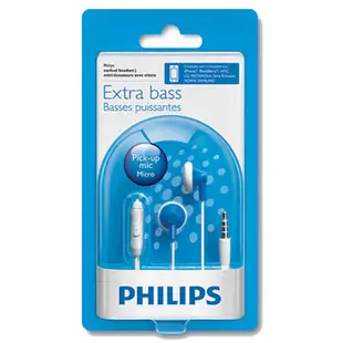 【PHILIPS 飛利浦】SHE2105耳塞式耳機-天空藍