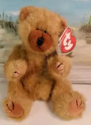 Ty Attic Treasures Cody the Grizzly Bear 1993 PVC Gosport Mint Tags MWMT retired
