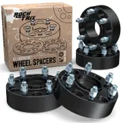 4pc 50mm (2") Hubcentric Black 6x114.3 Wheel Spacers | 12x1.25 Studs for Nissan (for: Nissan)