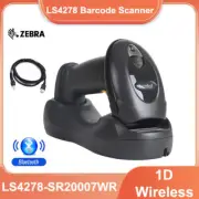 Symbol Motorola BlueTooth & Cradle Wireless Barcode Scanner USB LS4278-SR20007WR