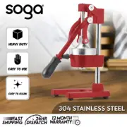 SOGA Commercial Manual Juicer Hand Press Juice Extractor Squeezer Orange Citrus