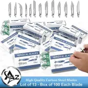 1300x Carbon Steel Sterile Surgical Scalpel Blades All-Multipurpose Economy Pack