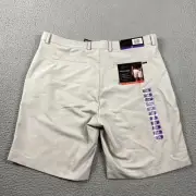 Greg Norman Chino Performance Shorts Men's 36 Gray New