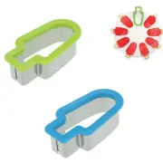 Popsicle Shape Mold Summer Watermelon Slice Model Fruit Forks Slicer Knife