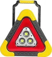 Portable Solar Safety Triangle - Roadside Safety Warning Triangles | Solar Car Warning Triangles | LED Warning Triangle with 4 Modes | Light for Trucks | Vehicles Accident Repairing Hazard