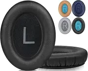 JALPolat® Replacement Ear Pads Cushions for Bose QuietComfort 45 (QC45)/QuietComfort SE(QC SE) Over-Ear Headphones, Earpads with Softer Protein Leather, Noise Isolation Foam,Memory Foam (Black)