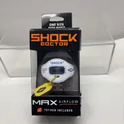 Shock Doctor Max Air Flow 3D Stitch White/Columbia Blue OSFA (B22