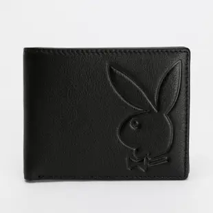 PLAYBOY 包包【永和實體店面】皮夾 真皮 短夾 附零錢袋 Iconic系列 黑色 132-5503-09-2