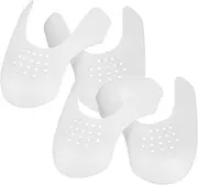 [Tabanzhe] Crease Protectors for Shoe-2 Pairs Sneaker Against Toe Box Shoe Creases Anti Crease Guard for Shoe Wrinkles Running Casual Shoes(White)