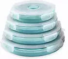Silicone Collapsible Food Storage Containers-Prep/Storage Bowls with Lids – Set