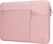 MOSISO Laptop Sleeve Bag Compatible with MacBook Air/Pro, 13-13.3 inch Notebook, Compatible with MacBook Pro 14 inch 2023-2021 A2779 M2 A2442 M1 with Horizontal Vertical&Right Bevel Pockets, Pink