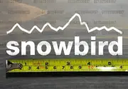 Snowbird Sticker Mountain Ski Decal 5.5" Resort Utah Brian Head Solitude XO