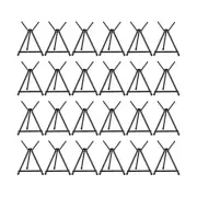 Xinnun 24 Pack Aluminum Tabletop Display Easels 15" to 21" Adjustable Portabl...