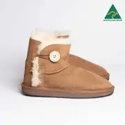 Original UGG Australia Australian Made Mini 1 Button Chestnut Ugg Boots