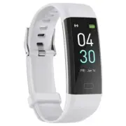 Vive Health Fitness Tracker Gray Wrist Strap