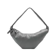 [Lemaire] Lemaire Croissant Knot Lambskin Shoulder Bag ONE SIZE GREY